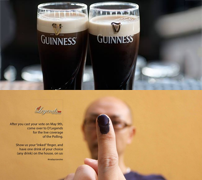 8 Free Food & Drinks For Malaysians Who Are Voting This Coming Wednesday!