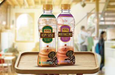 NO MORE SPILLS WITH THE NEW CONVENIENT WONDA COFFEE PACKAGING!