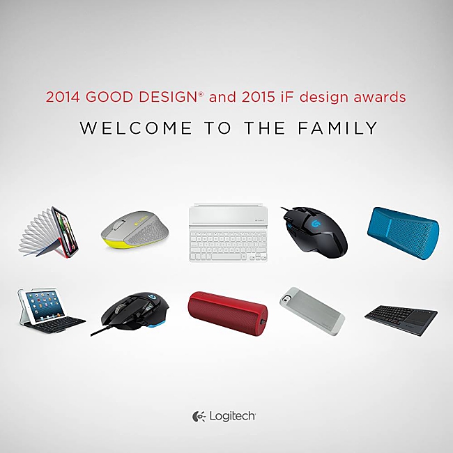 Logitech Wins 10 Prestigious Product Design Awards