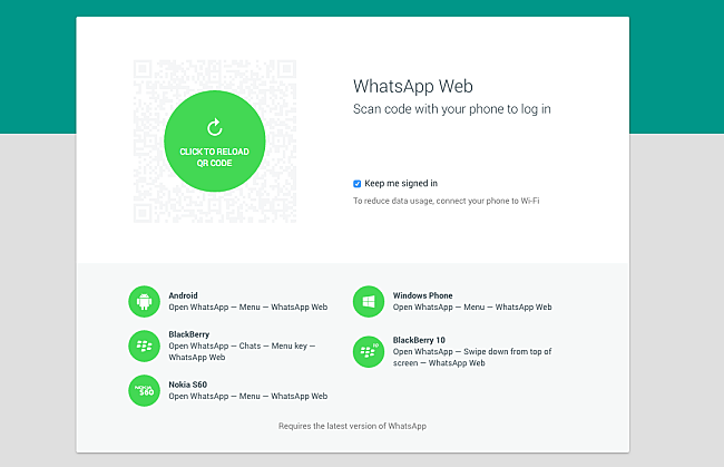 Whatsapp on Web