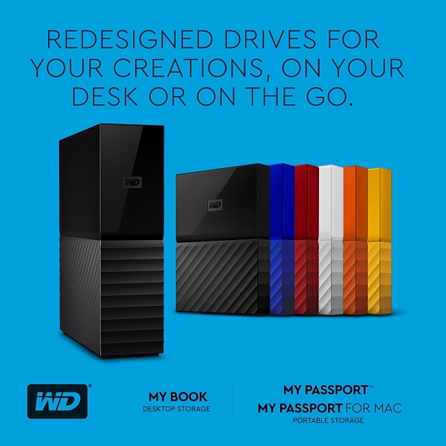 Western Digital Unveils New Design Language With The Iconic My Passport And My Book Hard Drives