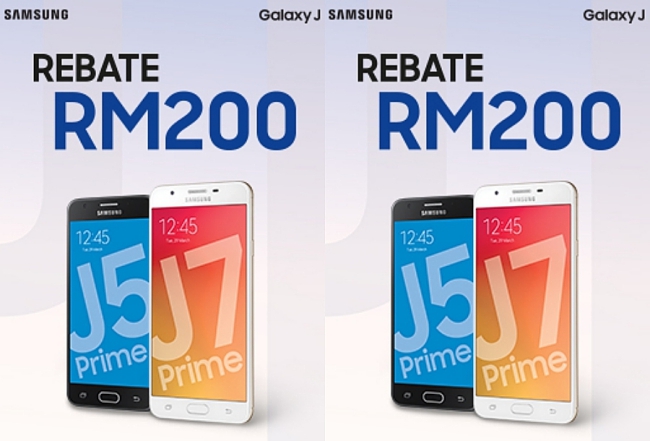 Get RM200 off when you purchase the Galaxy J Prime!