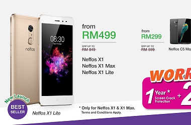 NEW PHONE FROM ONLY RM299! NEFFOS LATEST PRICE REDUCTION!