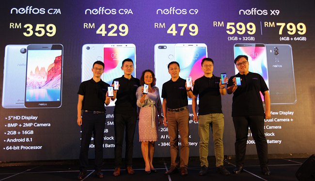 Neffos Unveil A Line-Up Of Full-View Smartphones With New AI Face-Unlocking Technology