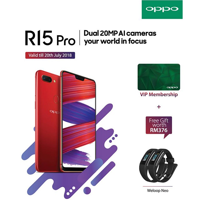 Get OPPO R15 Pro For As Low As RM46/month!