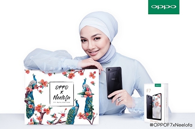 SHOWER COUNTLESS BLESSINGS WITH OPPO F7 NEELOFA EDITION TO YOUR LOVED ONES THIS HARI RAYA AIDILFITRI 2018!