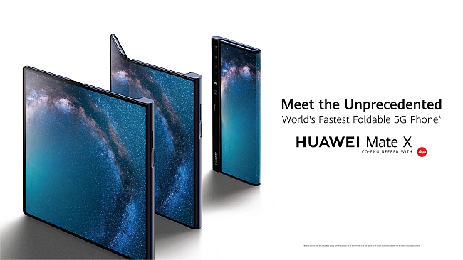 HUAWEI Launches HUAWEI Mate X, the World’s Fastest 5G Foldable Phone