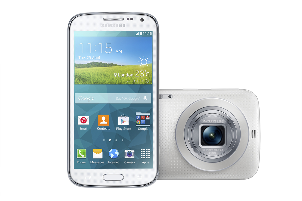 white smartphone with awesome camera