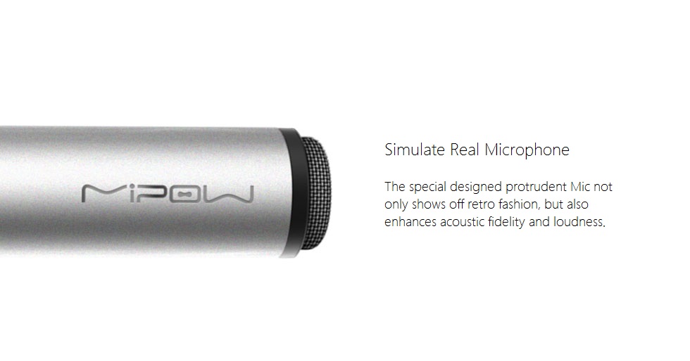 MiPow Vox Tube Mono Bluetooth Headset 2