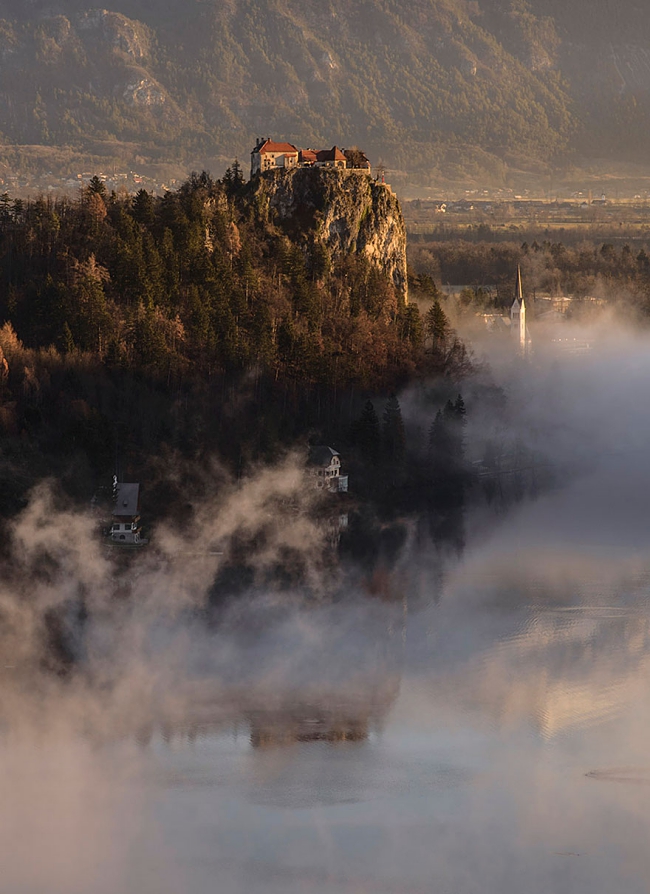 Stunning Sunrise At Lake Bled In Slovenia