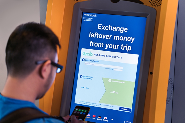 Travelers Can Now Convert Spare Foreign Change Easily At A Kiosks In Changi Airport