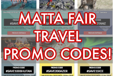 56 TRAVEL PROMO CODES UP FOR GRABS SPECIALLY FOR THIS MATTA FAIR! 