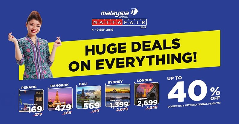 You don’t want to miss these awesome flight deals! Thanks to the September MATTA Fair 2019, airlines are doing fabulous offers so you could not only save some bucks for your upcoming trip but also enjoy a comfortable flight to your choice of destination in Asia.   We have compiled a few airlines with the best MATTA flight promotions to Asia. These are all based on their Economy seat prices but some of them do have Business class promo too, feel free to check them all out here. Keep in mind that each of them have their own booking timeline and travel period, thus be sure to take note on those. 